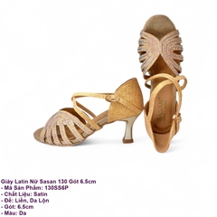 Giày Latin Nữ Sasan 130 Gót 6.5cm (130SS6P) - Da