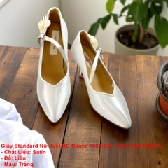 Giày Standard Nữ Just BDDance 1322 Gót 7.5cm (1322JB7P) - Trắng + Size