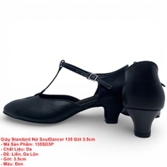 Giày Standard Nữ SoulDancer 135 Gót 3.5cm (135SD3P) - Đen