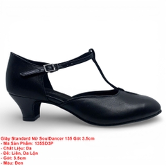 Giày Standard Nữ SoulDancer 135 Gót 3.5cm (135SD3P) - Đen