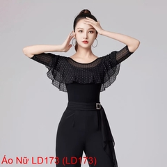 (CMJ) Áo Nữ LD173 (LD173) - Đen + Size