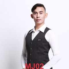 (Doubl) Áo Gile Nam (MJ02) - Đen + Size