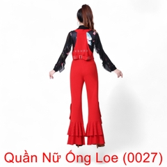 (Aidixing) Quần Nữ Ống Loe (0027) - Đỏ + Size