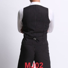 (Doubl) Áo Gile Nam (MJ02) - Đen + Size