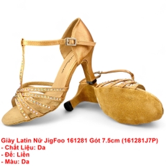 Giày Latin Nữ JigFoo 161281 Gót 7.5cm (161281J7P) - Da