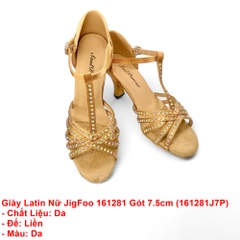 Giày Latin Nữ JigFoo 161281 Gót 7.5cm (161281J7P) - Da