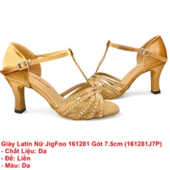 Giày Latin Nữ JigFoo 161281 Gót 7.5cm (161281J7P) - Da