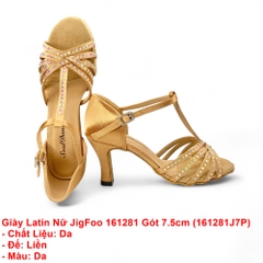 Giày Latin Nữ JigFoo 161281 Gót 7.5cm (161281J7P) - Da