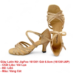 Giày Latin Nữ JigFoo 161301 Gót 6.5cm (161301J6P) - Vàng