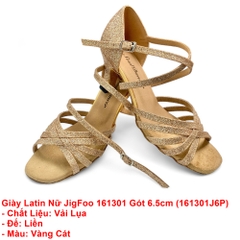 Giày Latin Nữ JigFoo 161301 Gót 6.5cm (161301J6P) - Vàng