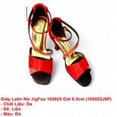 Giày Latin Nữ JigFoo 165925 Gót 6.5cm (165925J6P) - Đỏ