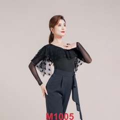 (M1005) Áo Nữ Dài Tay - Đen
