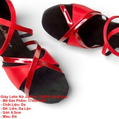 Giày Latin Nữ JigFoo 174004 Gót 6.5cm (174004J6P)  - Đỏ