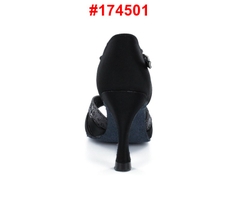 Giày Latin Nữ JigFoo 174501 Gót 6.5cm (174501J6P) - Đen