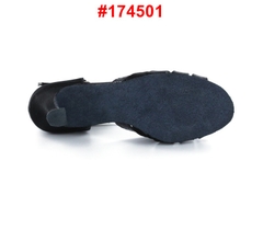 Giày Latin Nữ JigFoo 174501 Gót 6.5cm (174501J6P) - Đen
