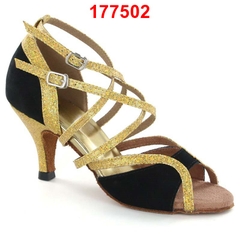 Giày Latin Nữ JigFoo 177502 Gót 7.5cm (177502J7P) - Vàng