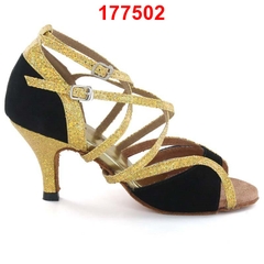 Giày Latin Nữ JigFoo 177502 Gót 7.5cm (177502J7P) - Vàng
