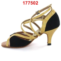 Giày Latin Nữ JigFoo 177502 Gót 7.5cm (177502J7P) - Vàng