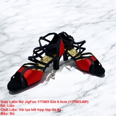 Giày Latin Nữ JigFoo 177503 Gót 6.5cm (177503J6P) - Đỏ