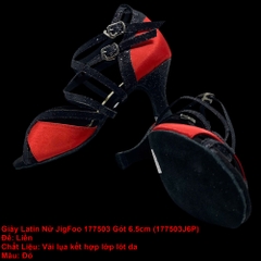 Giày Latin Nữ JigFoo 177503 Gót 6.5cm (177503J6P) - Đỏ