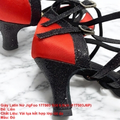 Giày Latin Nữ JigFoo 177503 Gót 6.5cm (177503J6P) - Đỏ