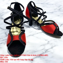 Giày Latin Nữ JigFoo 177503 Gót 6.5cm (177503J6P) - Đỏ