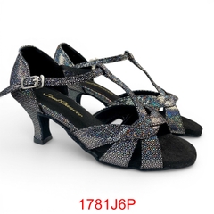 Giày Latin Nữ JigFoo 1781 Gót 6.5cm (1781J6P) - Đen
