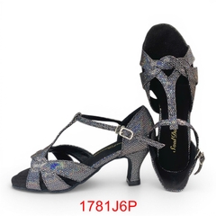 Giày Latin Nữ JigFoo 1781 Gót 6.5cm (1781J6P) - Đen