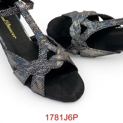 Giày Latin Nữ JigFoo 1781 Gót 6.5cm (1781J6P) - Đen