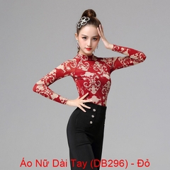 (Doubl) Áo Nữ Dài Tay (DB296) - Đỏ + Size