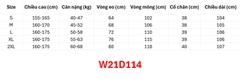 (WJJDance) Quần Nữ (W21D114) - Đen + Size