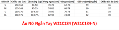 (WJJDance) Áo Nữ Ngắn Tay W21C184 (W21C184-N) - Đen + Size