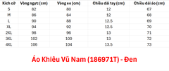 (NY) Áo Khiêu Vũ Nam (186971T) - Đen + Size