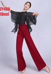 (Doubl) Áo Latin Nữ (ZY48A) - Đen + Size