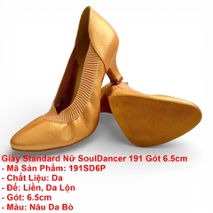 Giày Standard Nữ SoulDancer 191 Gót 6.5cm (191SD6P) - Nâu Da Bò