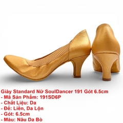 Giày Standard Nữ SoulDancer 191 Gót 6.5cm (191SD6P) - Nâu Da Bò