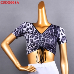 Áo Nữ Rút Dây Ngắn Tay (CSDX001A) - Da Báo + Size