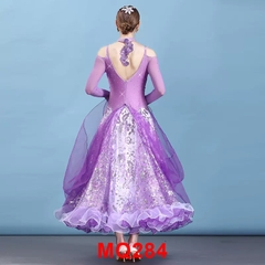 (EnuoDance) Váy Khiêu Vũ Nữ MQ284 (MQ284) - Tím + Size