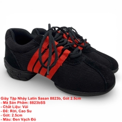 Giày Tập Nhảy Latin Sasan 8823b, Gót 2.5cm (8823bSS) - Đỏ