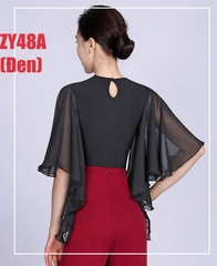 (Doubl) Áo Latin Nữ (ZY48A) - Đen + Size