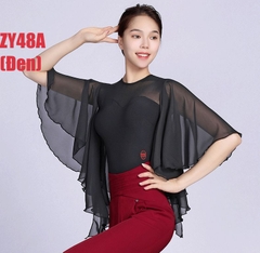 (Doubl) Áo Latin Nữ (ZY48A) - Đen + Size