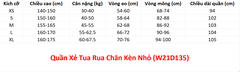 (WJJDance) Quần Xẻ Tua Rua Chân Kèn Nhỏ (W21D135) - Đen Trắng + Size