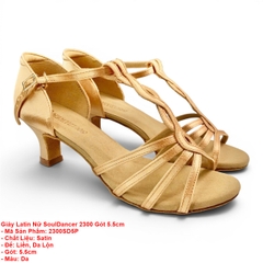 Giày Latin Nữ SoulDancer 2300 Gót 5.5cm (2300SD5P) - Da.