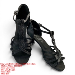 Giày Latin Nữ SoulDancer 2300 Gót 5.5cm (2300SD5P) - Đen