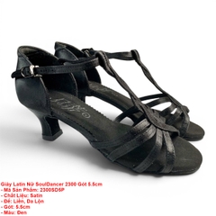 Giày Latin Nữ SoulDancer 2300 Gót 5.5cm (2300SD5P) - Đen
