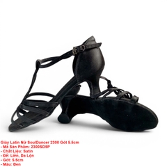 Giày Latin Nữ SoulDancer 2300 Gót 5.5cm (2300SD5P) - Đen