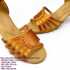 Giày Latin Nữ SoulDancer 2323B Gót 5.5cm (2323BSD5P) - Nâu Da Bò.
