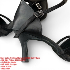 Giày Latin Nữ SoulDancer 2323B Gót 7.5cm (2323BSD7P) - Đen