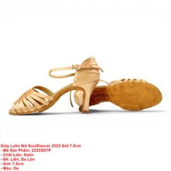 Giày Latin Nữ SoulDancer 2323 Gót 7.5cm (2323SD7P) - Da