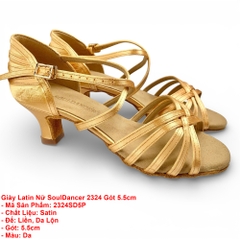 Giày Latin Nữ SoulDancer 2324 Gót 5.5cm (2324SD5P) - Da